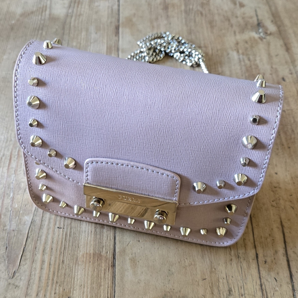 Furla Julia studded mini crossbody